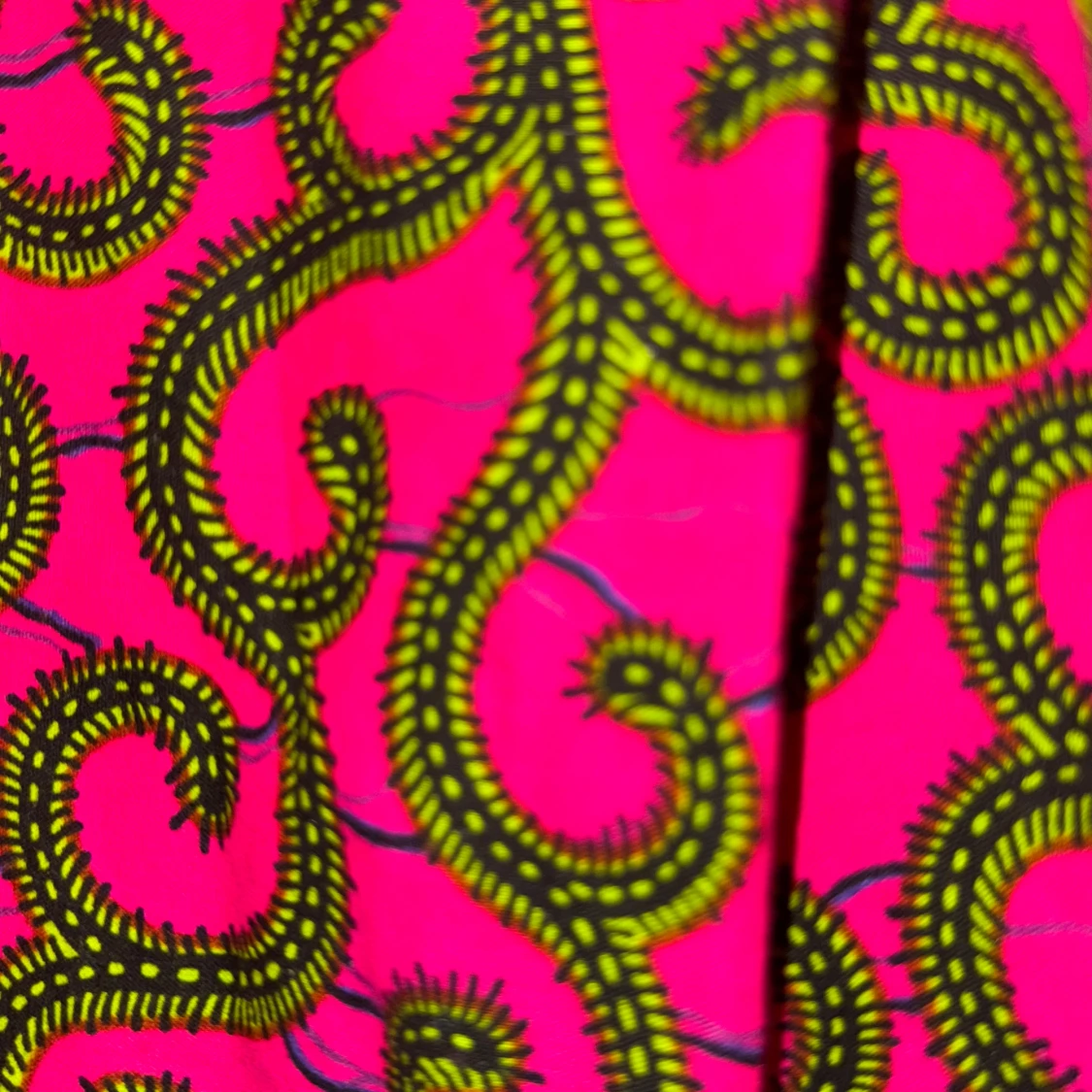 Färgstark långklänning med mönster - 2