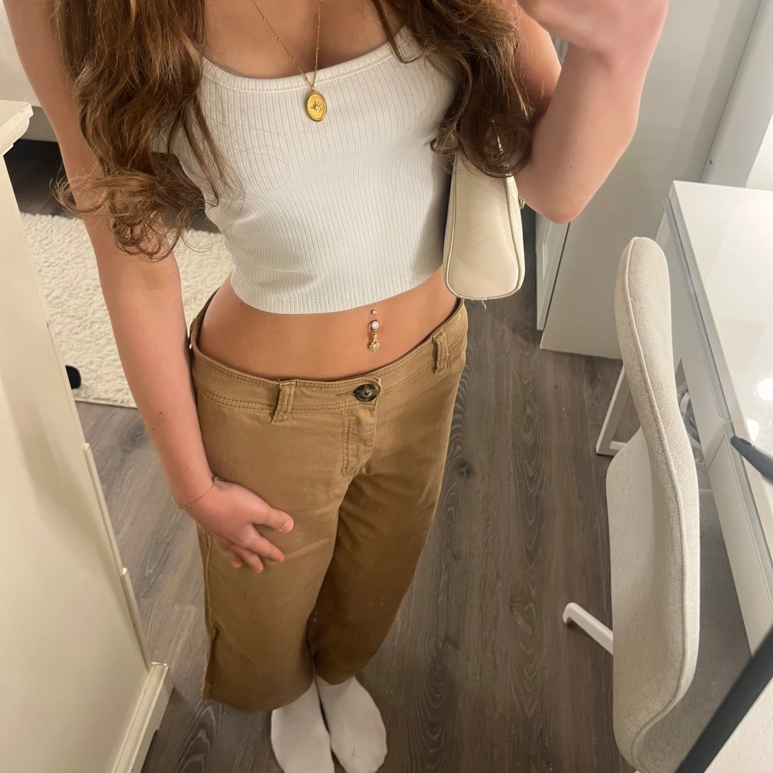 Beiga vida byxor från H&M