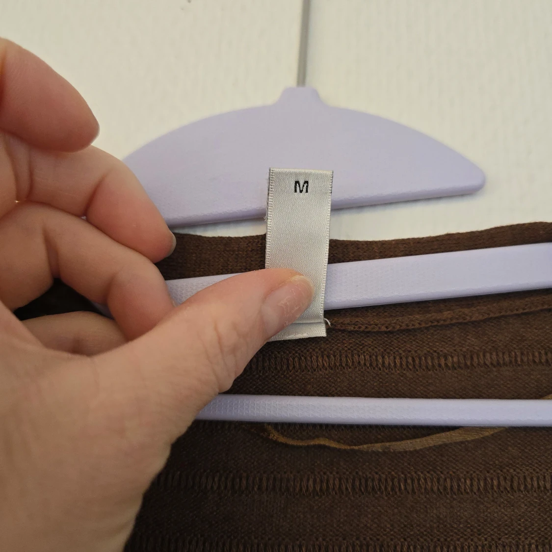 Brun ribbad kofta från Soyaconcept - 3