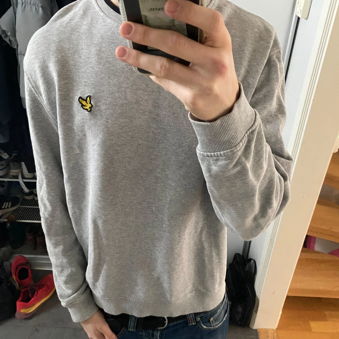 Grå sweatshirt från Lyle & Scott