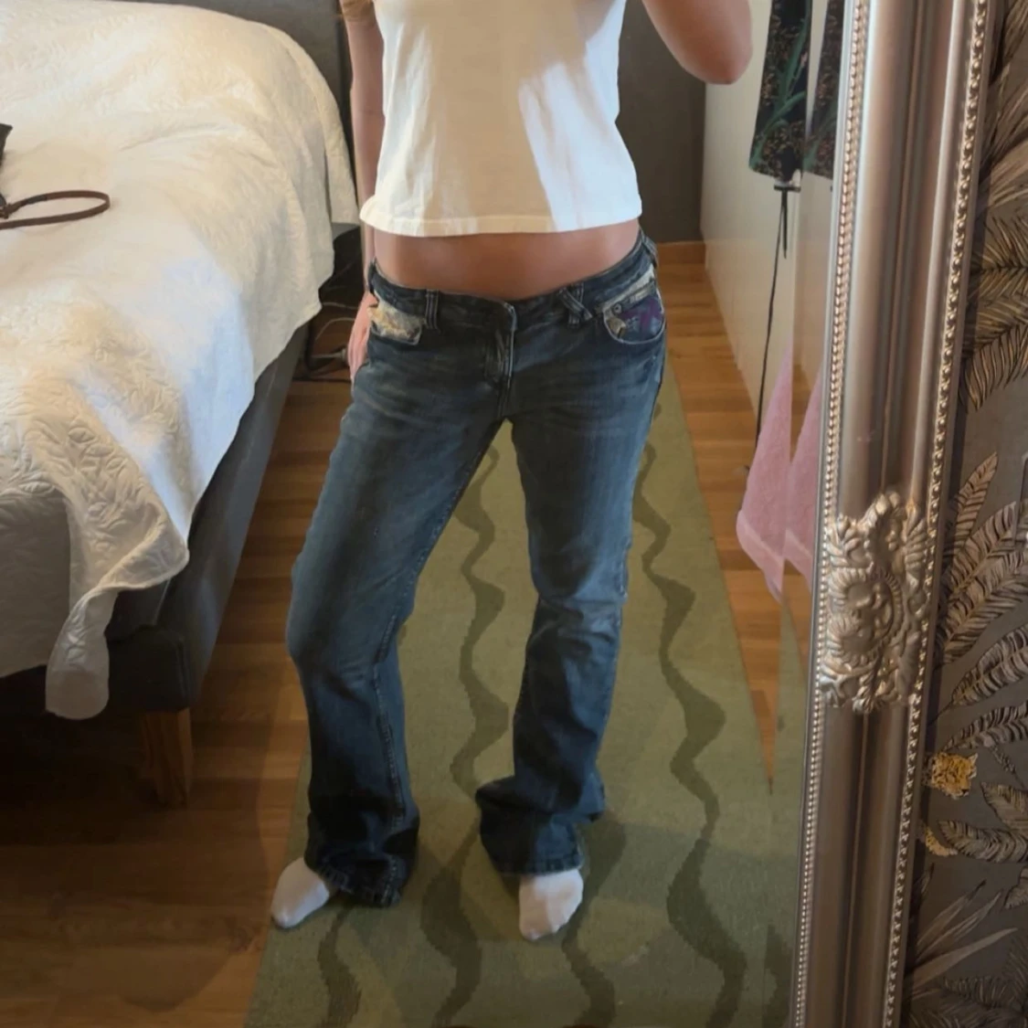  bootcut jeans lågmidjade - 2