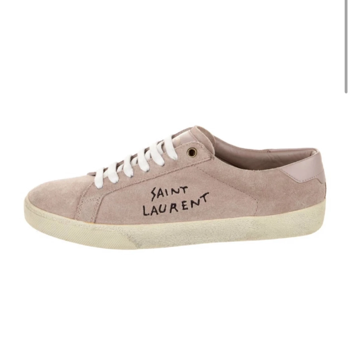 Beige mocka sneakers från Saint Laurent - 1
