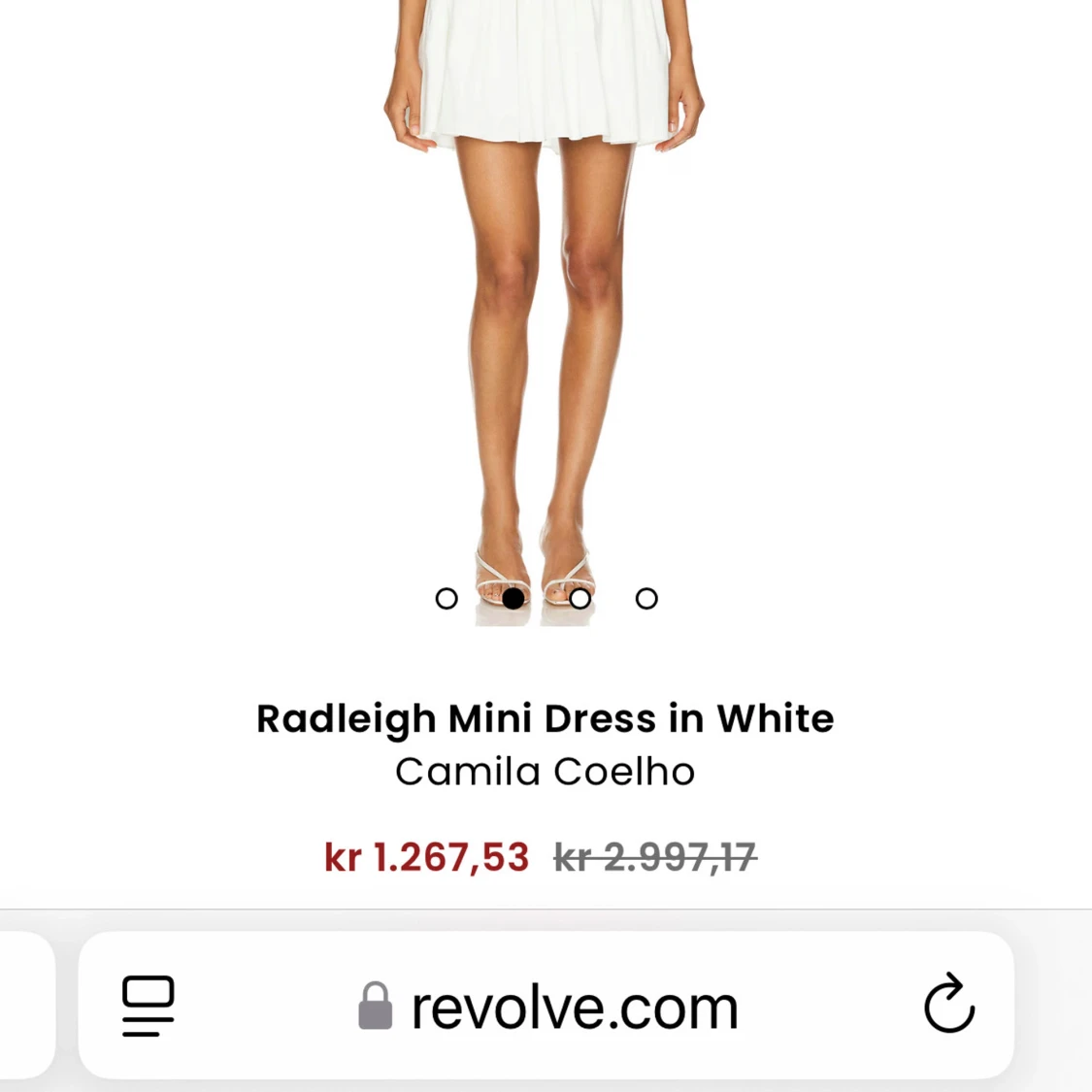 Vit kortklänning från Camila Coelho - 2