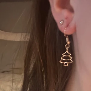 Guldörhängen med julgransmotiv - Snygga guldörhängen med ett stilrent julgransmotiv. Perfekta för att ge en festlig touch till din outfit under julen. Lätta och bekväma att bära hela dagen.