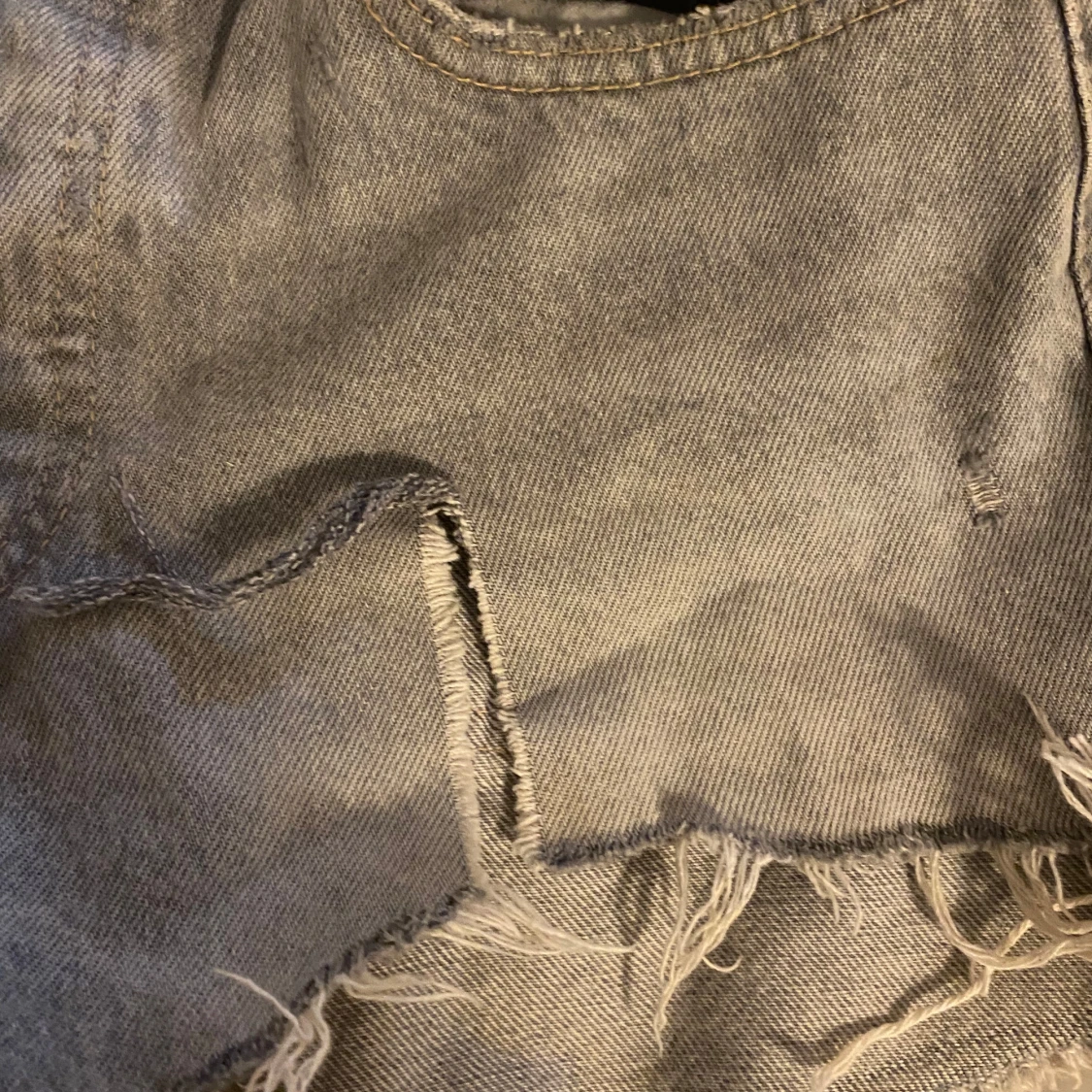Grå jeansshorts från Zara - 1