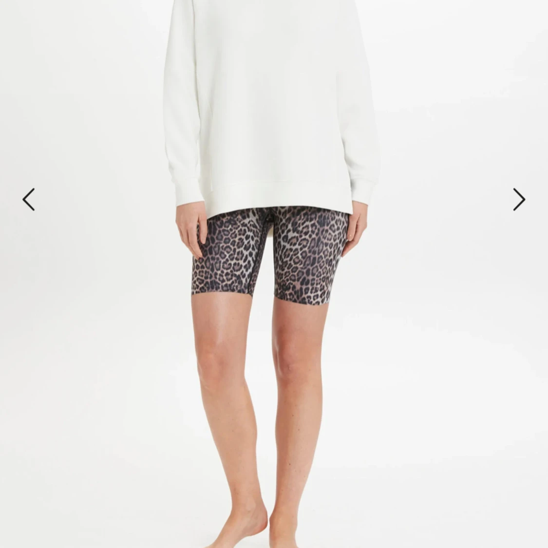 Leopardmönstrade träningsshorts - 2