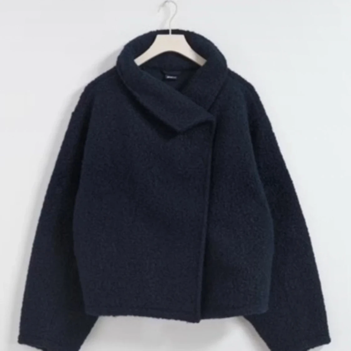 Mörkblå teddyjacka - 1