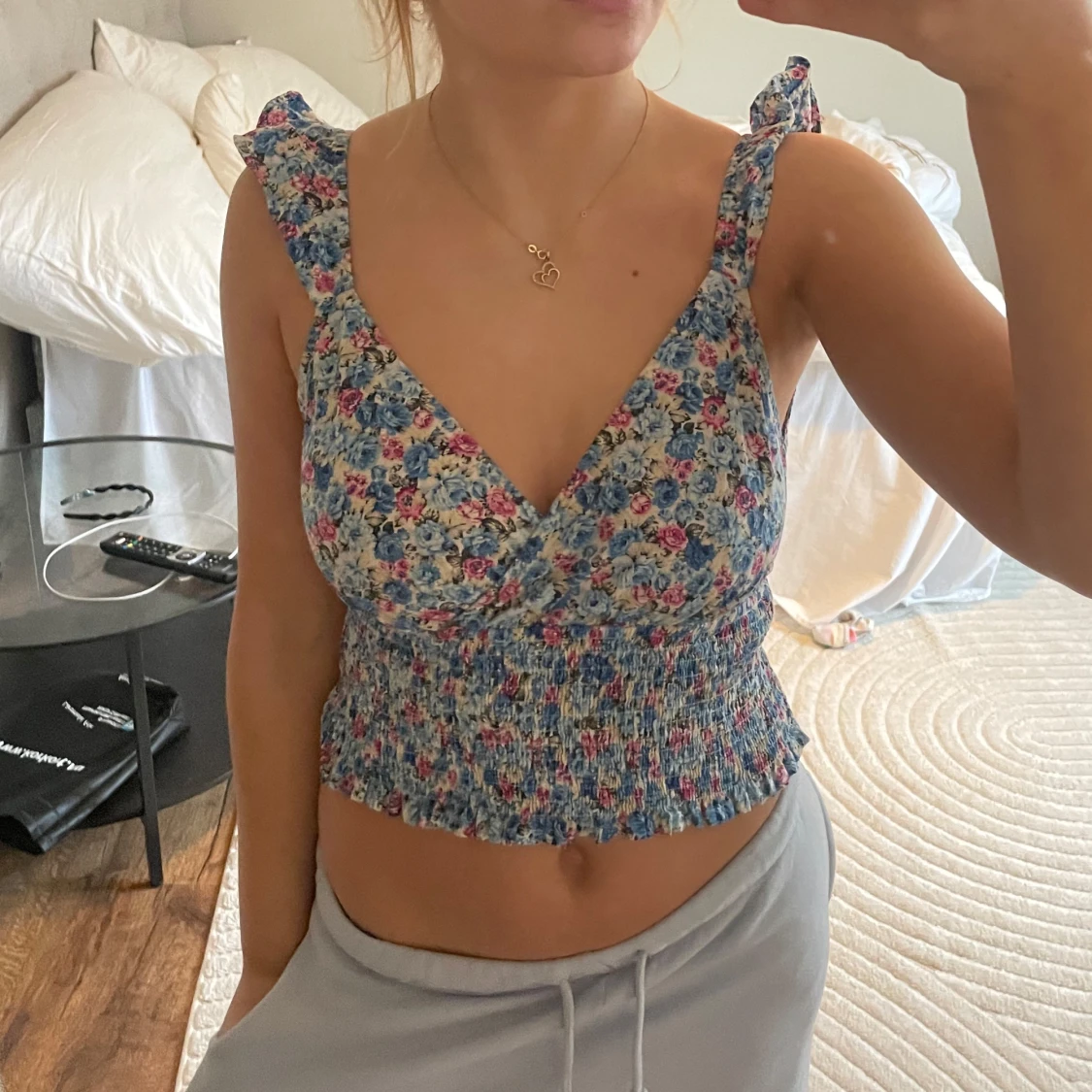 Blommig midsommar topp - 1