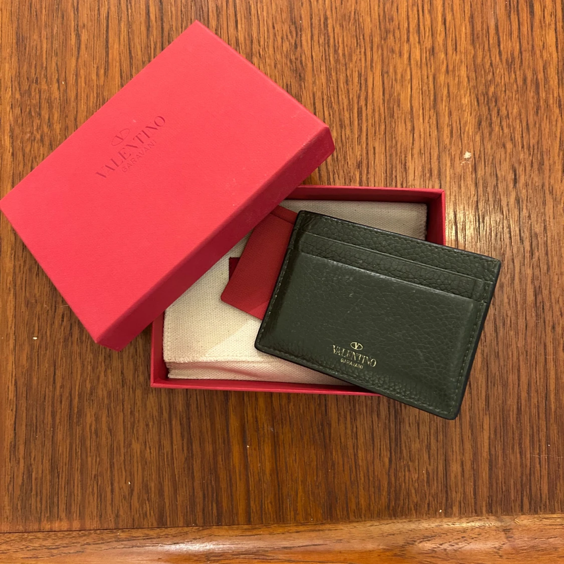 Valentino plånbok / korthållare med nitar  - 1