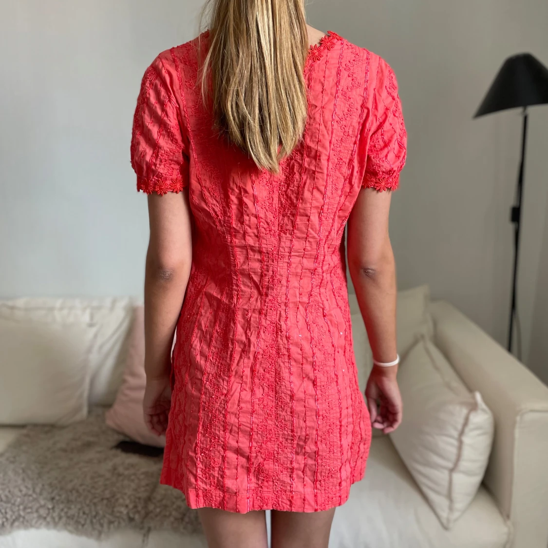 Korallrosa kortklänning🩷 - 1