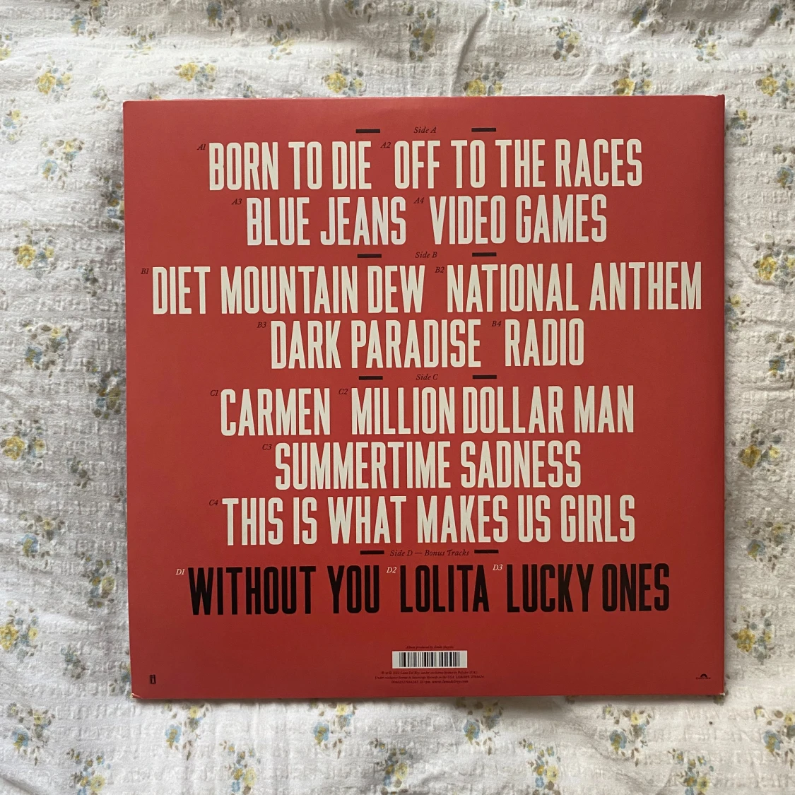 Born To Die LP Vinyl - 1