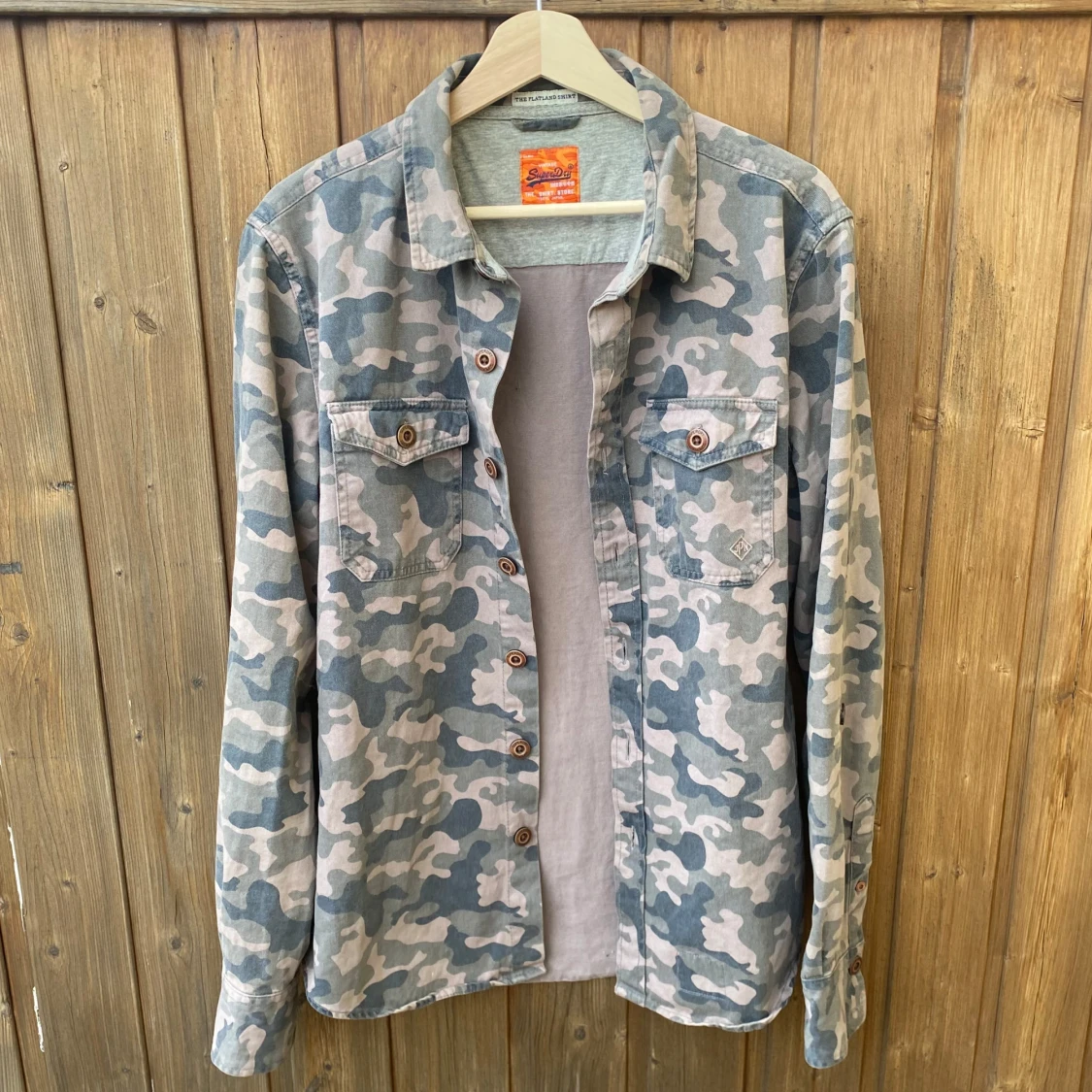 Camo overshirt från Superdry - 1