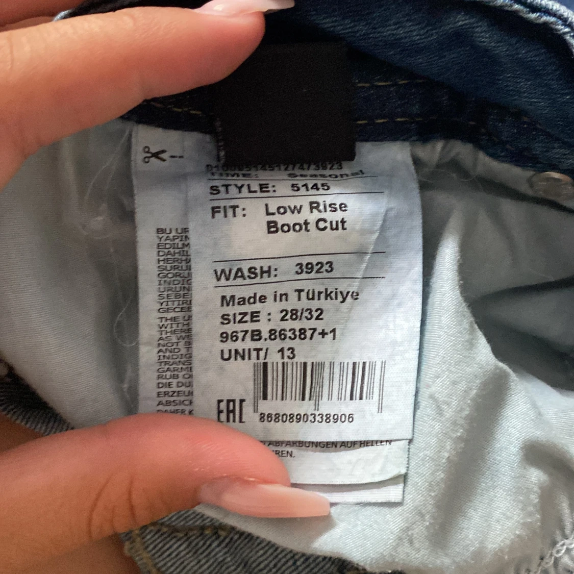 Blå bootcut jeans från LTB, 28/32 - 3