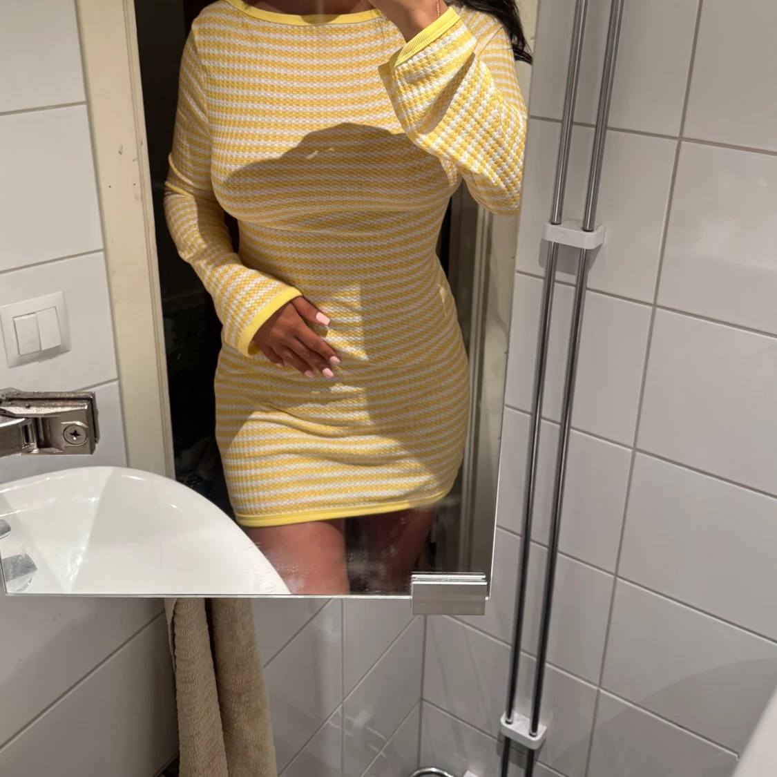 Randig miniklänning 