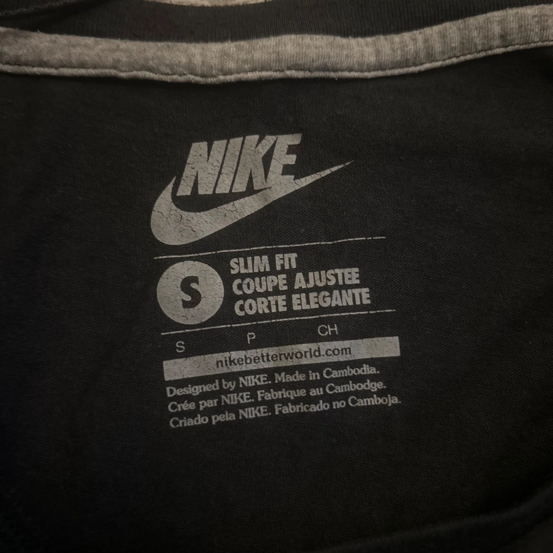 Svart Nike t-shirt med tryck - 1