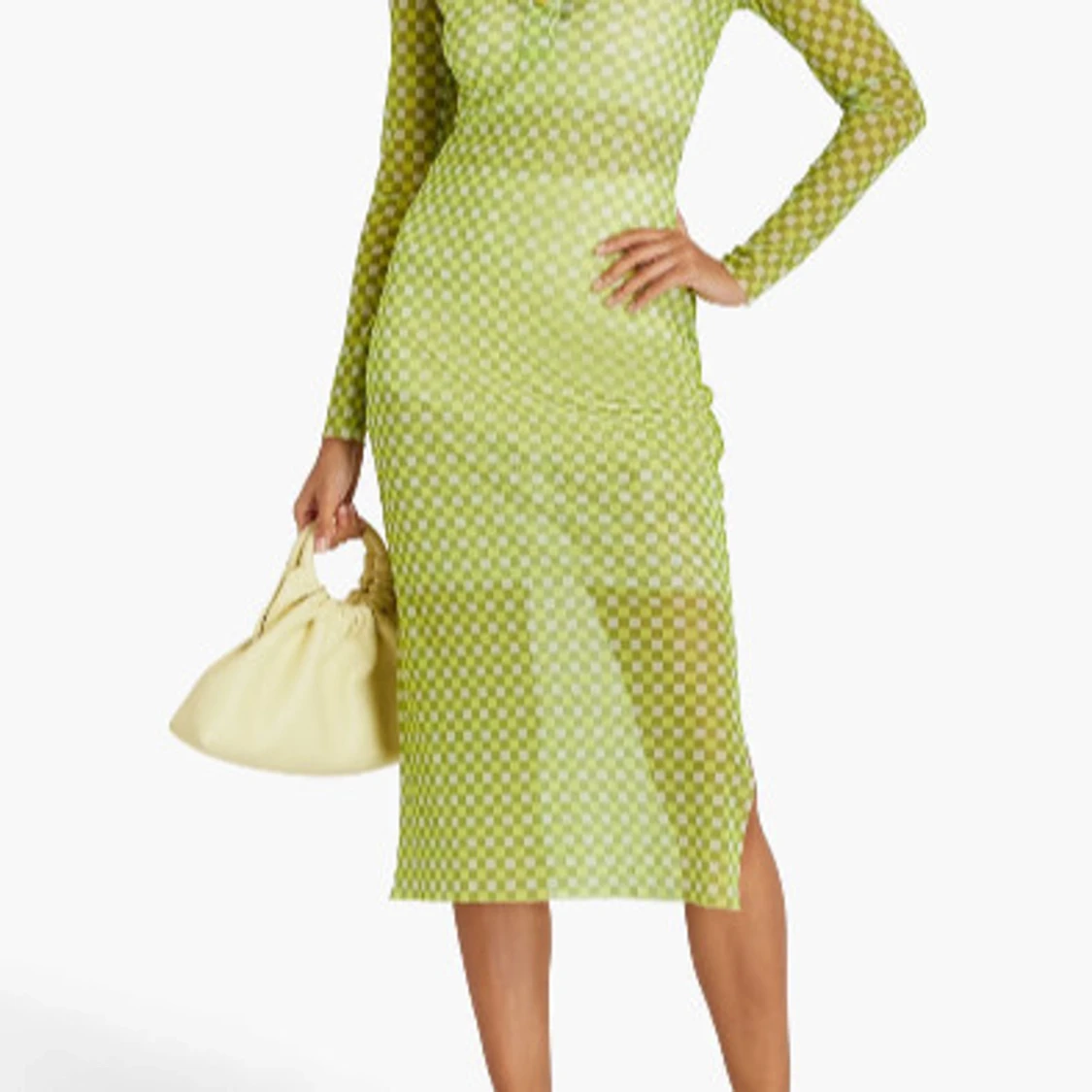 Grön rutig klänning Baum und Pferdgarten