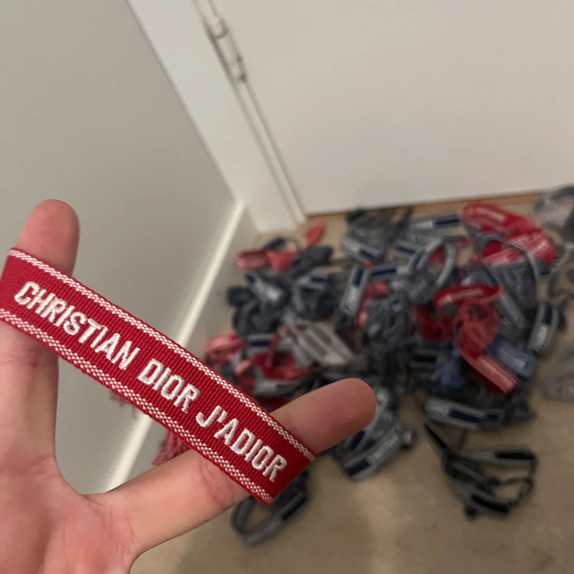 Christian Dior J'Adior armband röd