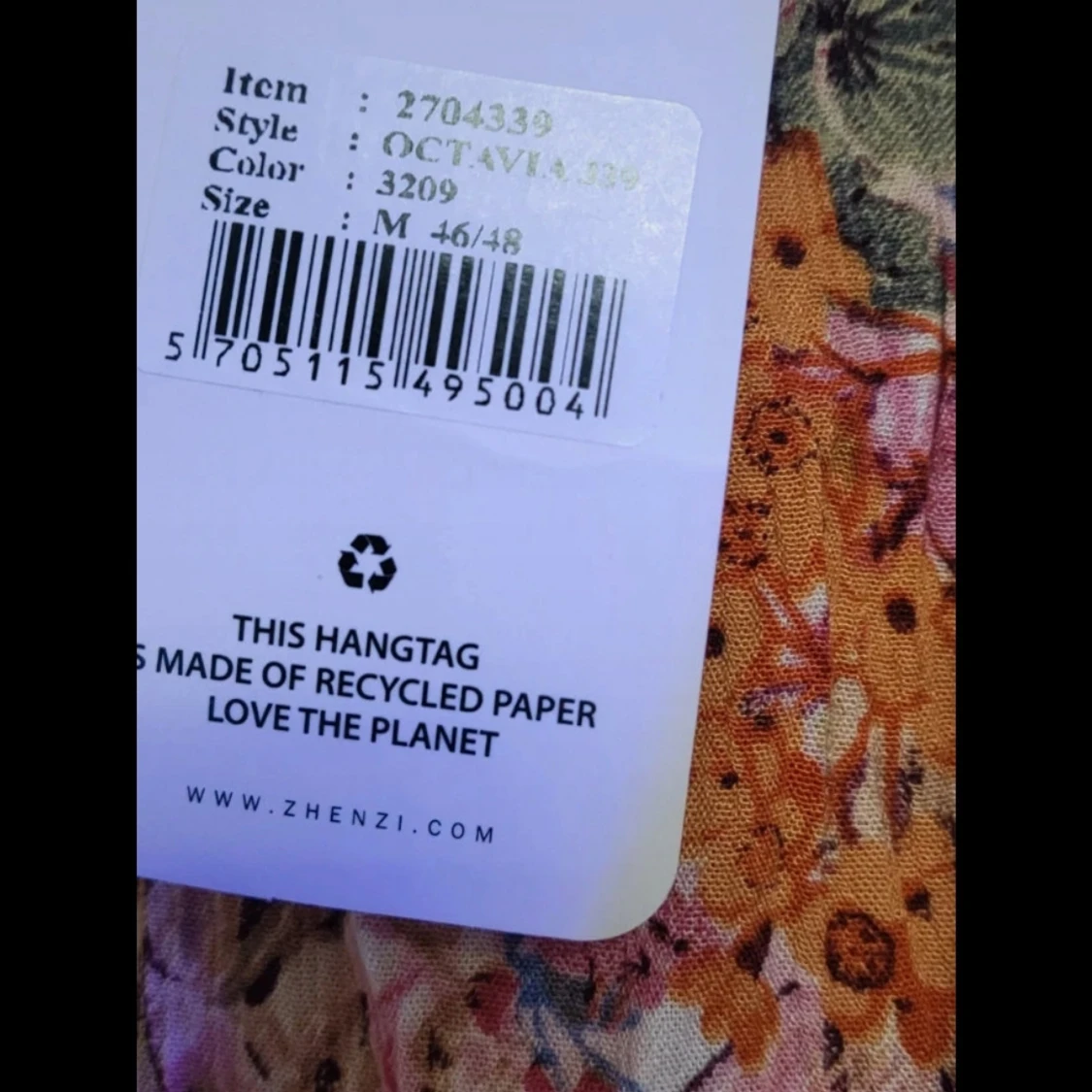 Blommig klänning från Zhenzi - 2