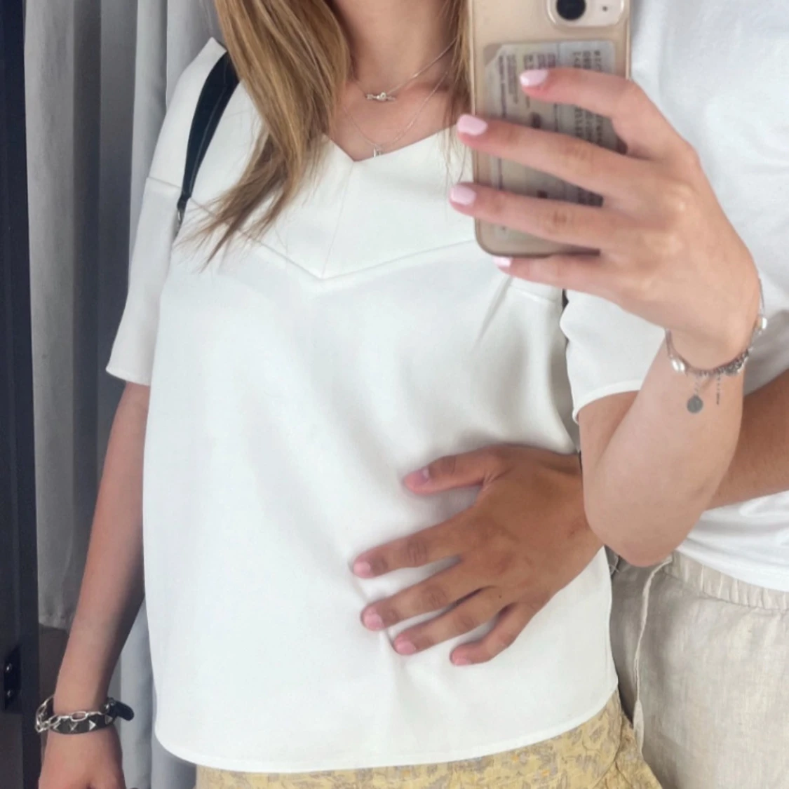 Vit offshoulder topp från stylein  - 1