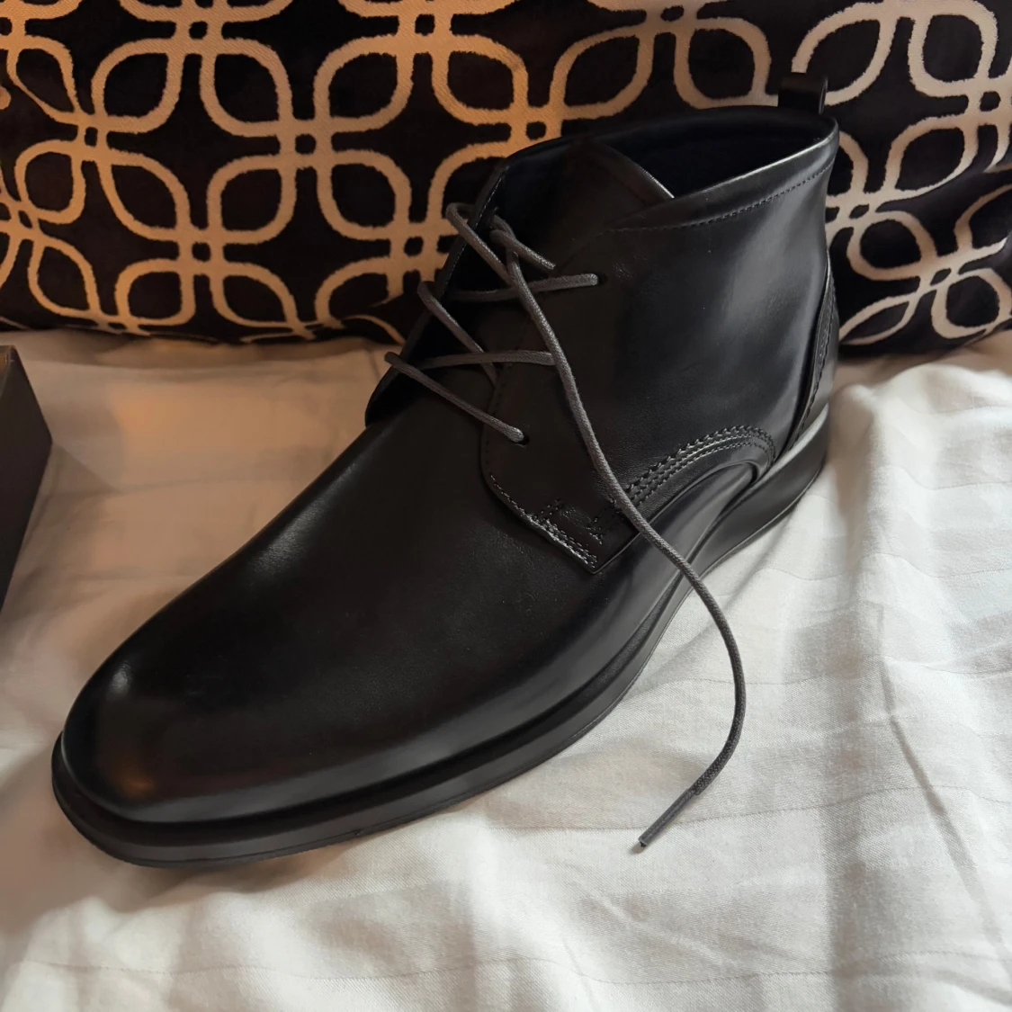 Svarta skinnboots från ECCO - 1