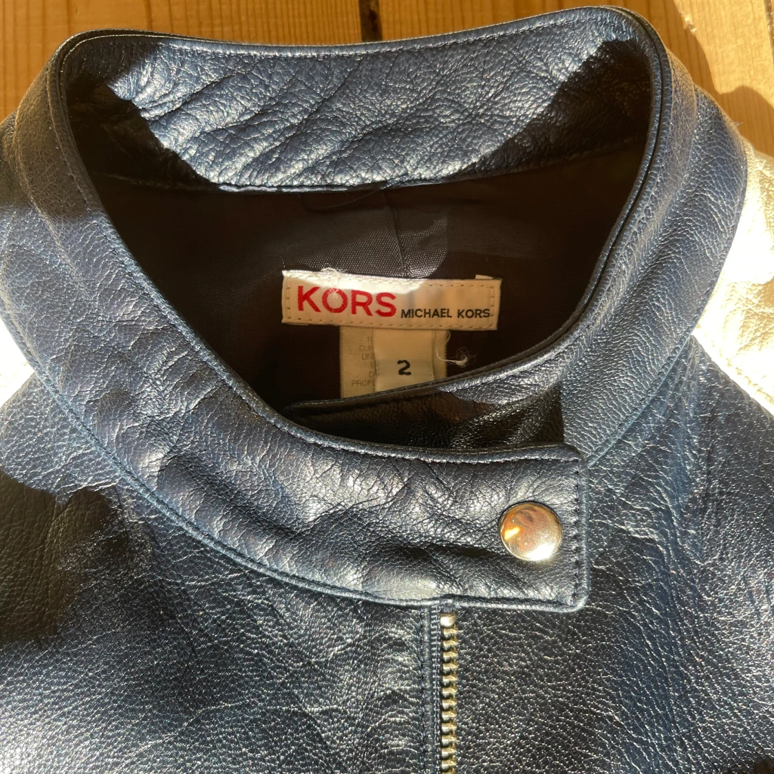 Michael kors läderjacka  - 2