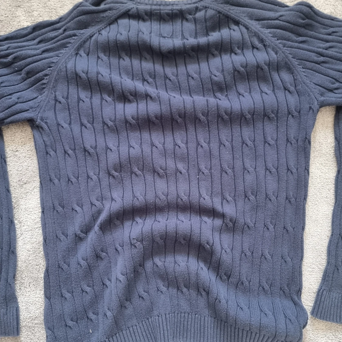 Mörkblå stickad tröja Lexington L - 2