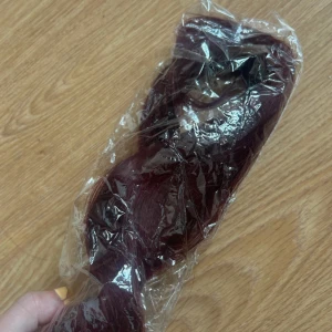 Löshår Clips Synthetic - 22 inch, unused wine red color