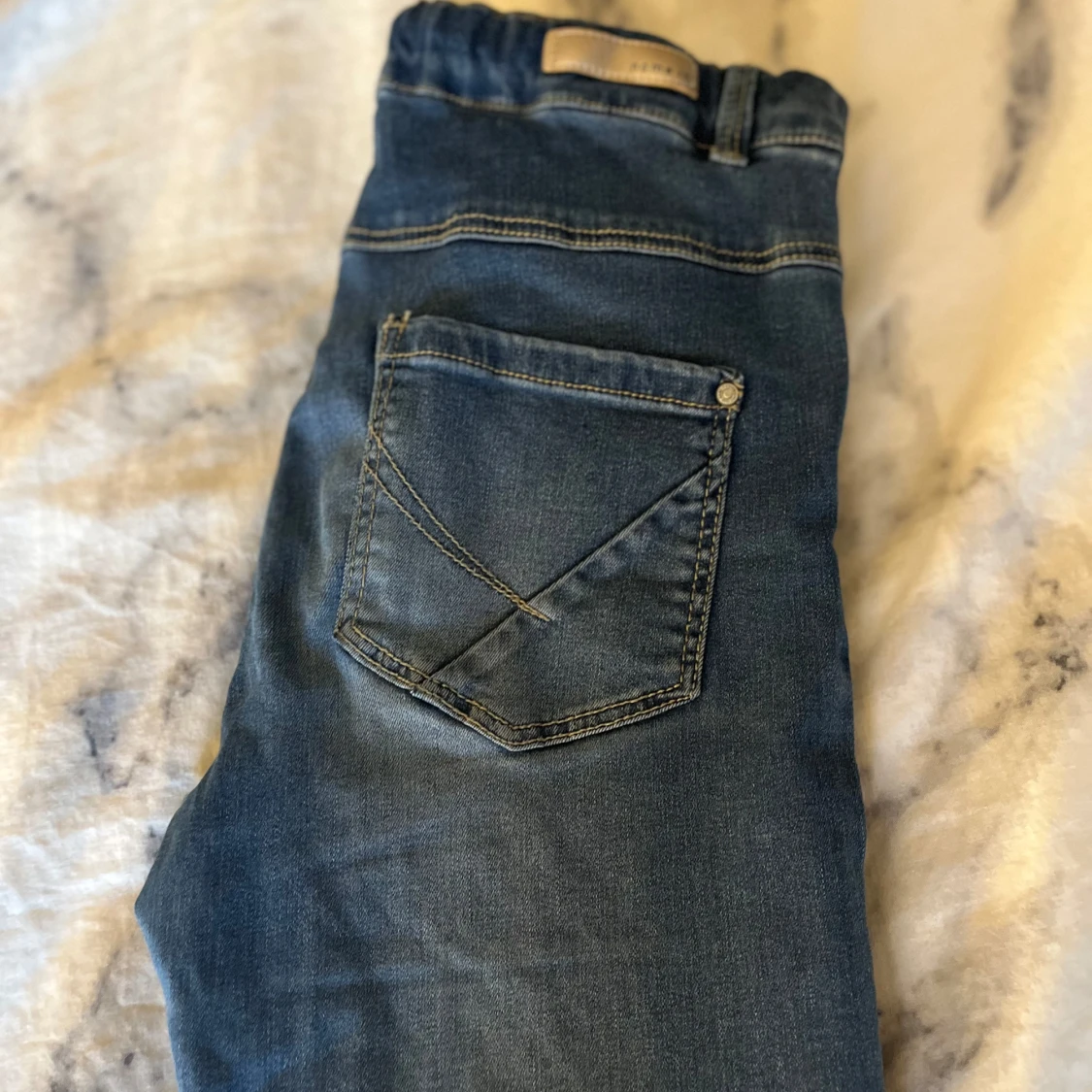  Mörkblå bootcut jeans från Name It storlek.152 - 1