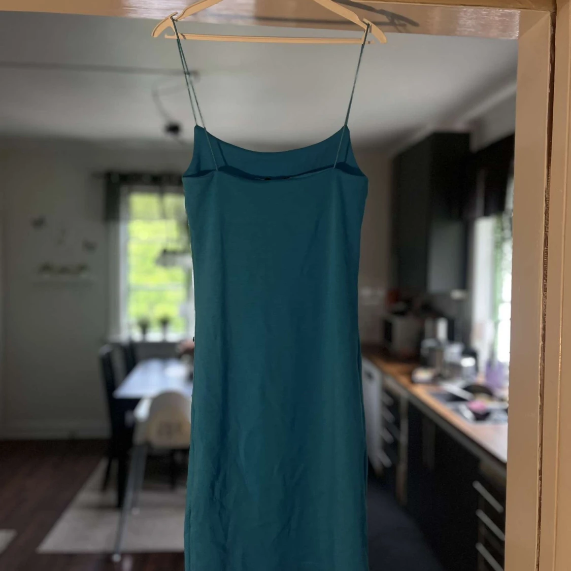 Blå långklänning från Zara - 1