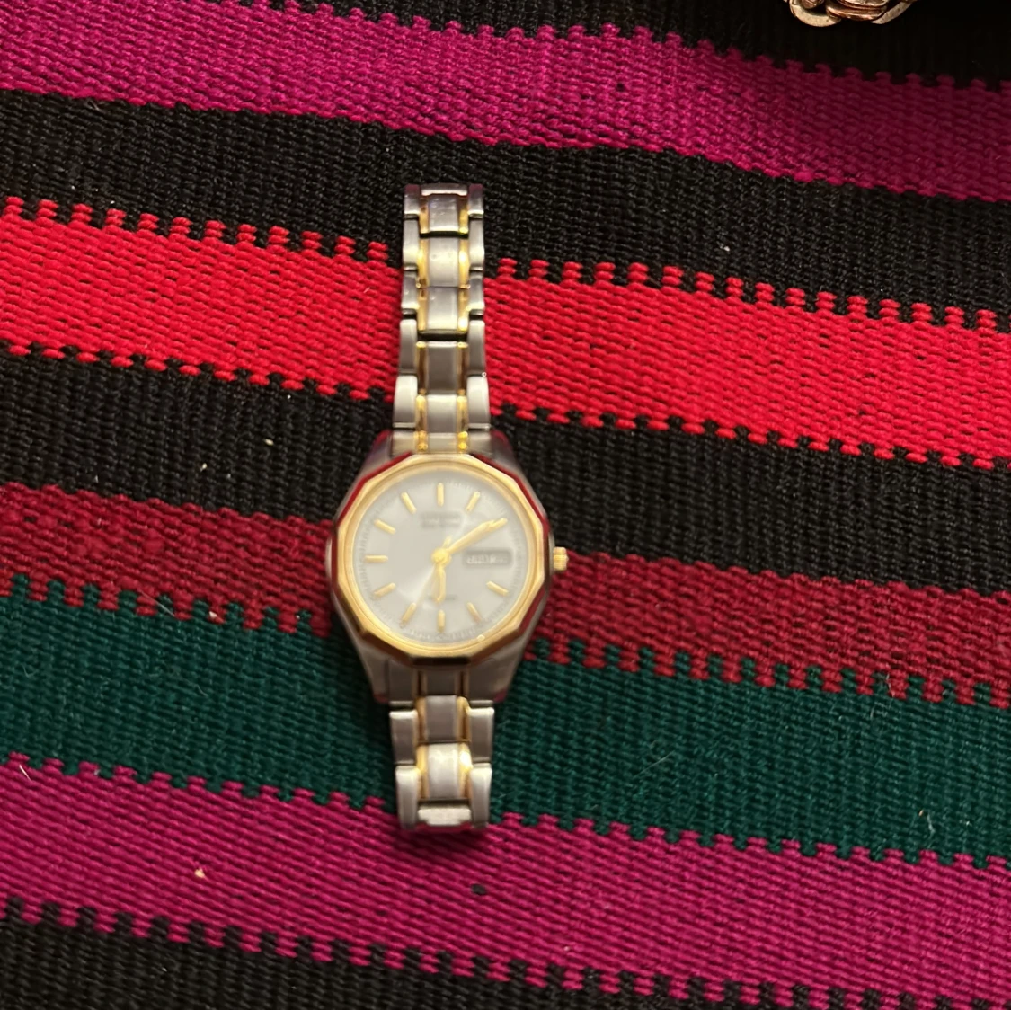 Citizen silver och guld armbandsur