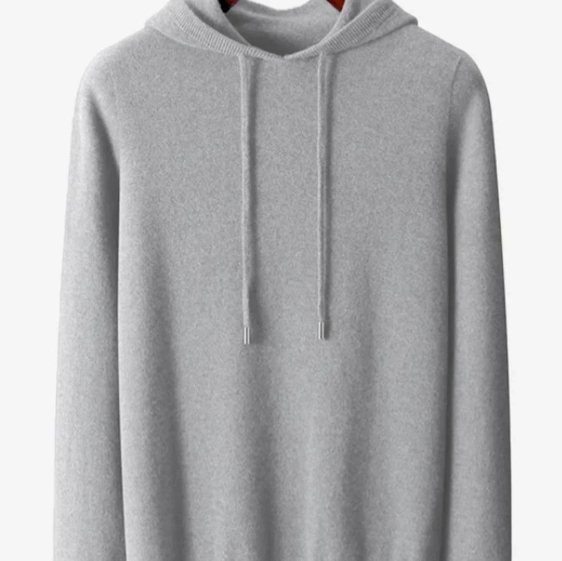 Grå hoodie
