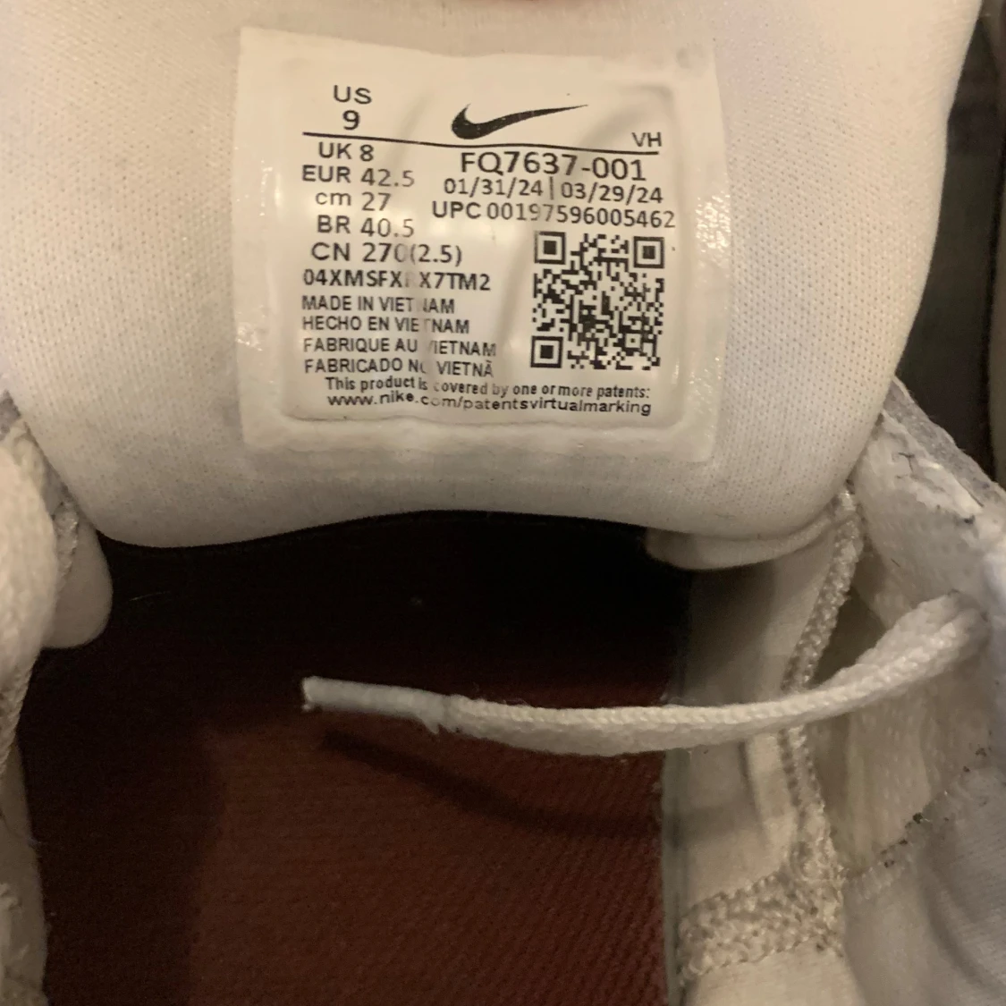 Nike SB Force 58 sneakers i grått och vitt - 3