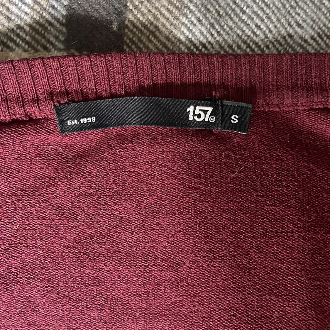 Vinröd kofta från 157 - 2