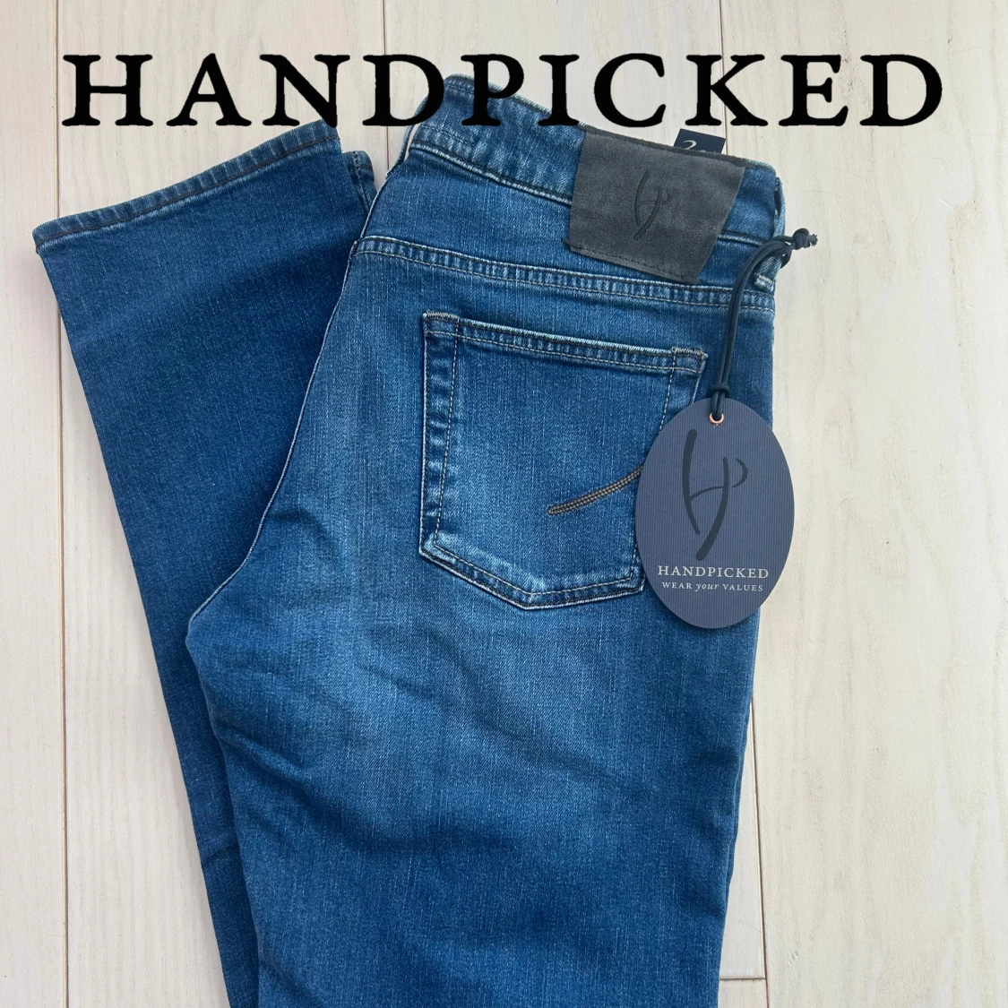 Handpicked jeans blå