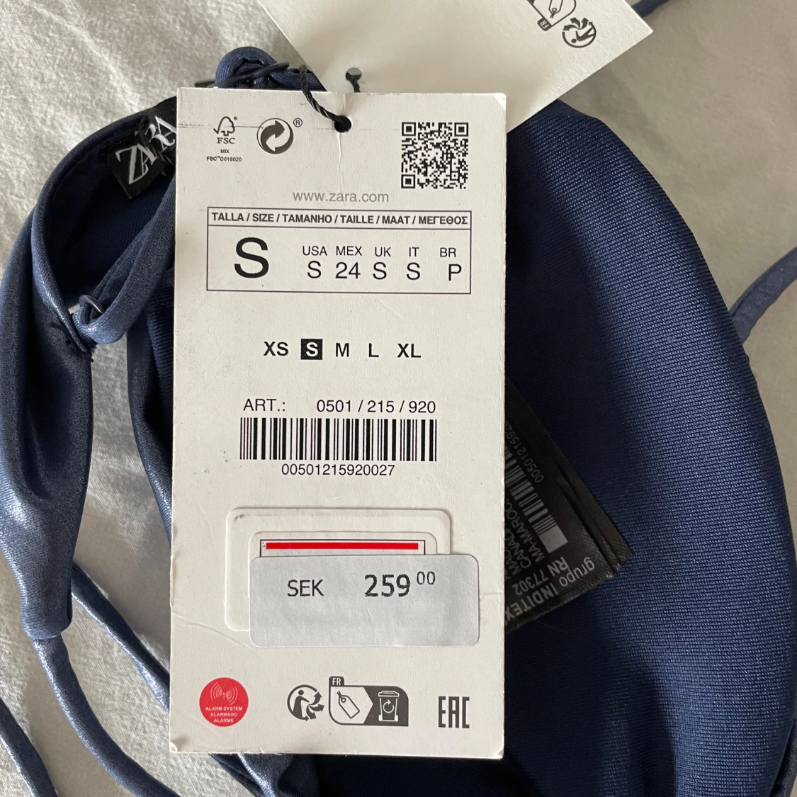 Mörkblå bikini från Zara - 3