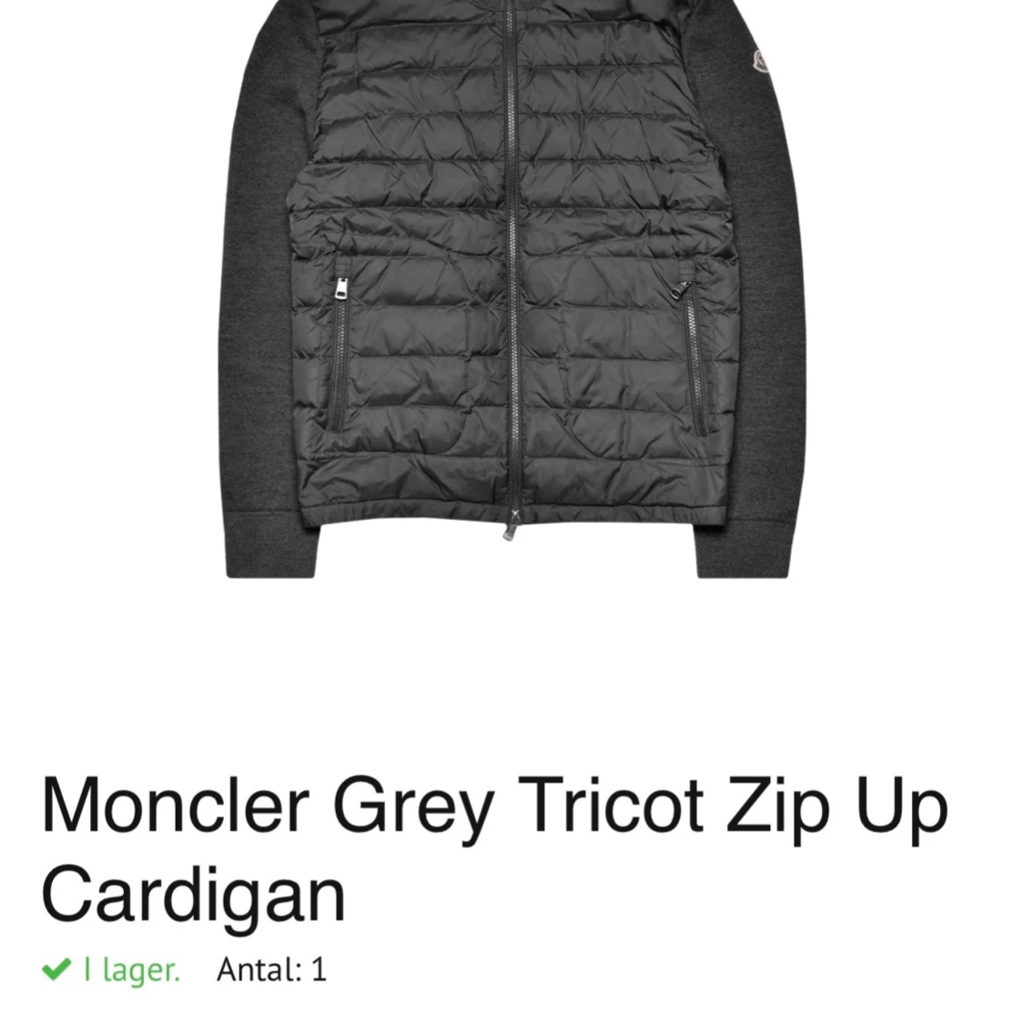 Grå cardigan jacka från Moncler - 4