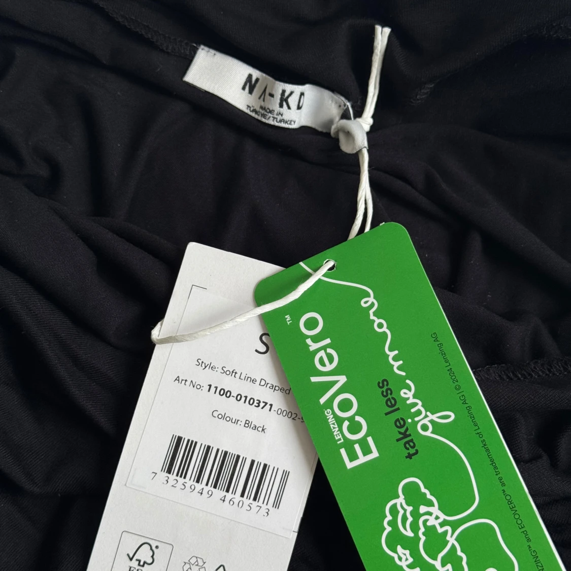 Svart oneshoulder topp från NA-KD - 1