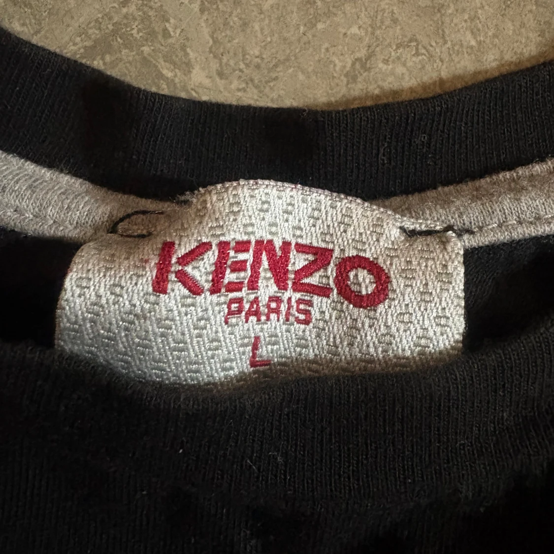 Svart t-shirt med broderad tiger från Kenzo - 4