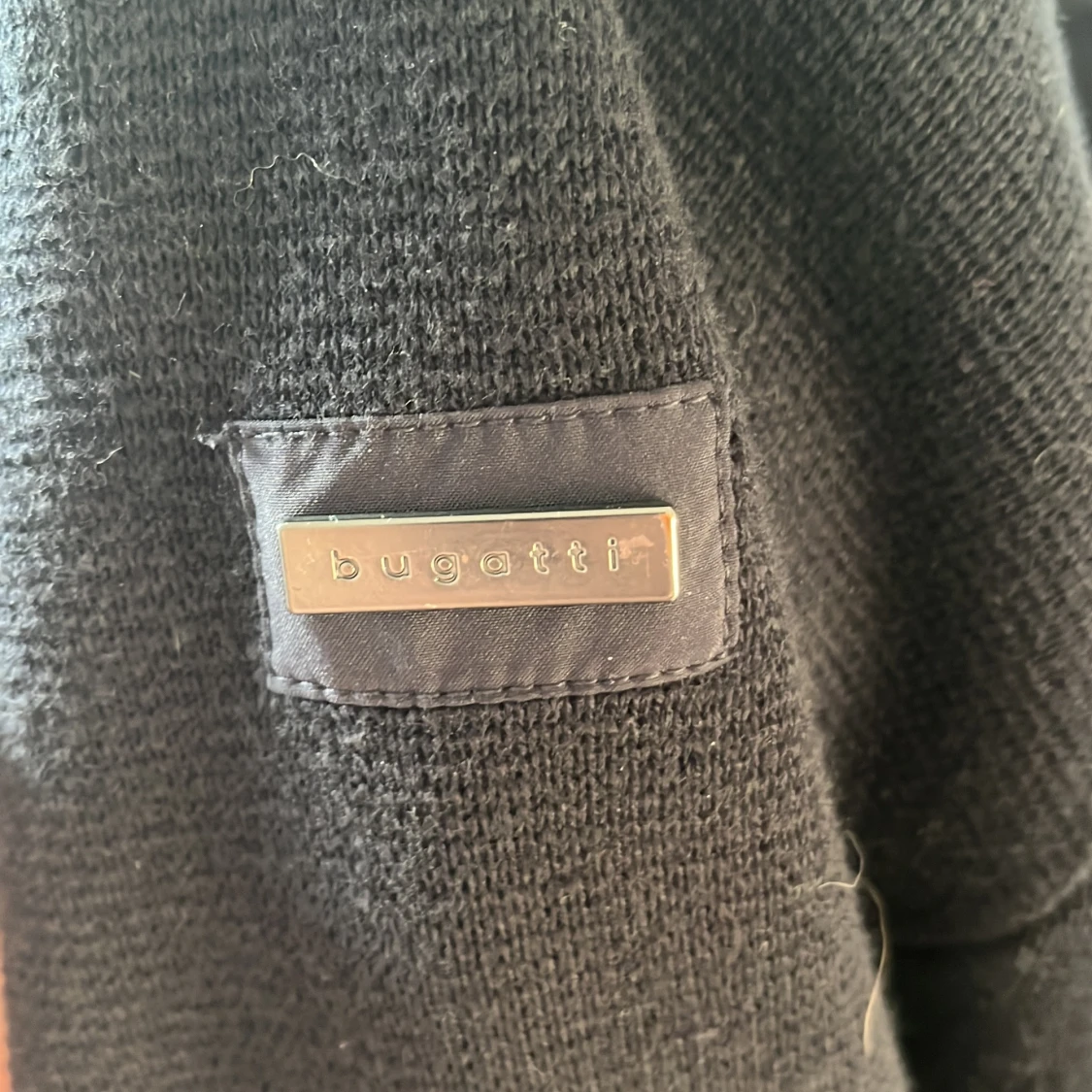 Mörkblå cardigan jacka från Bugatti - 3