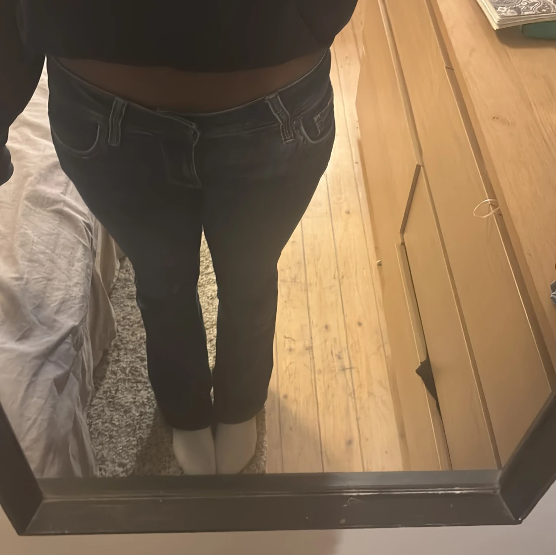 Mörkblå bootcut jeans från Pepe Jeans