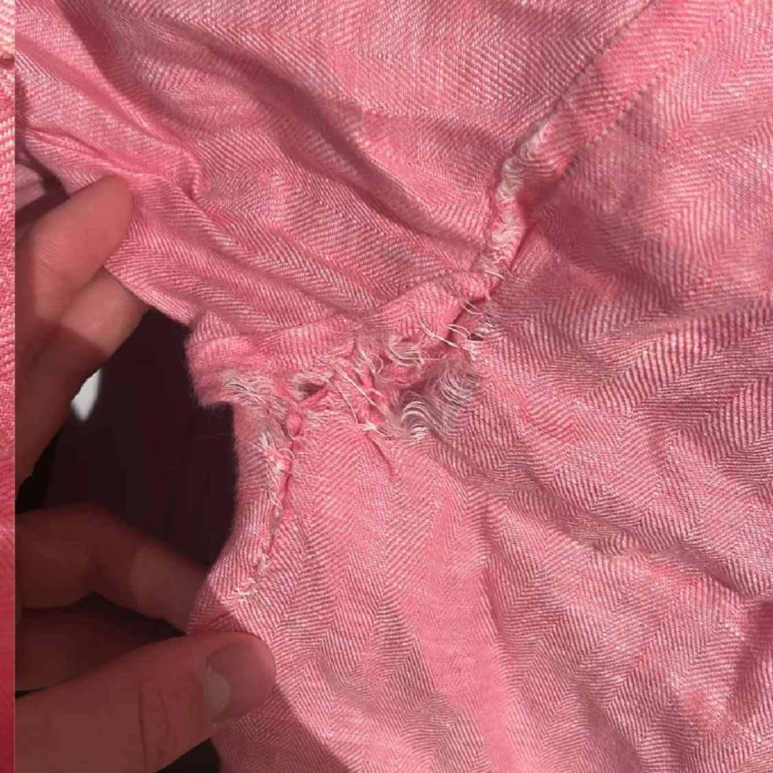 Rosa linneskjorta från Morris - 3