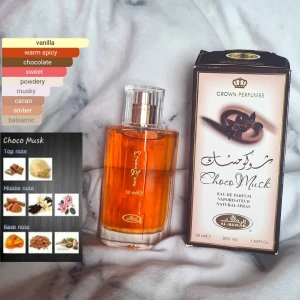 NY - Al-Rehab- Choco Musk edp 50ml  - Choco Musk från Al-Rehab är en söt och varm parfym med toner av vanilj, choklad, kakao och amber. Helt ny & oöppnad.