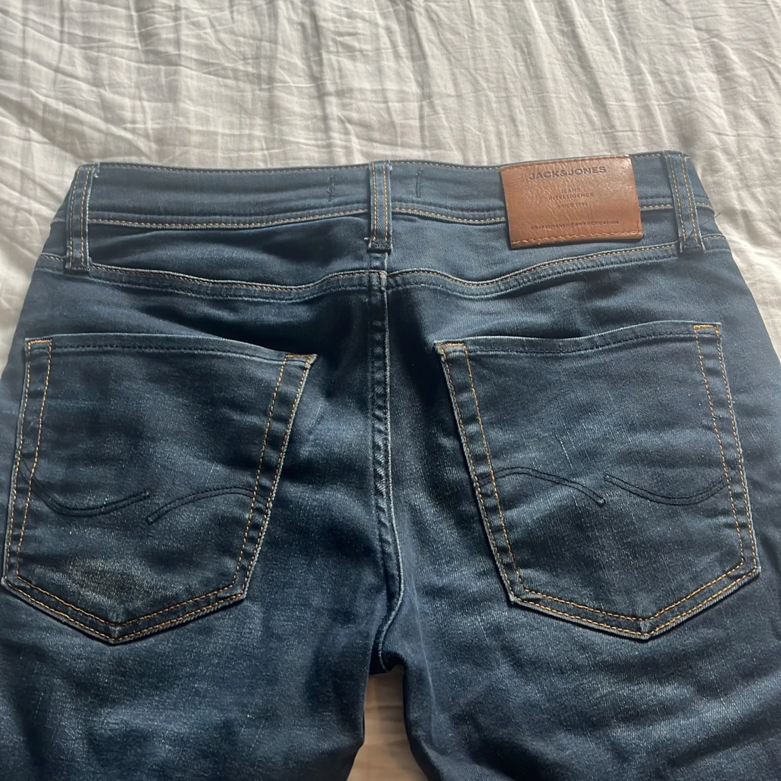 Mörkblå jeans från Jack & Jones 27/32 Slim straight - 1