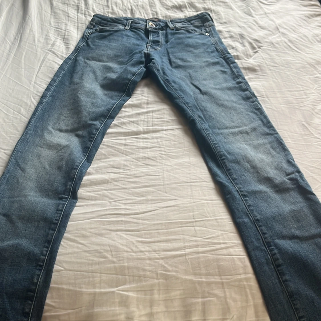 Jack and Jones blå jeans herr 28/32 slim Glenn - 2