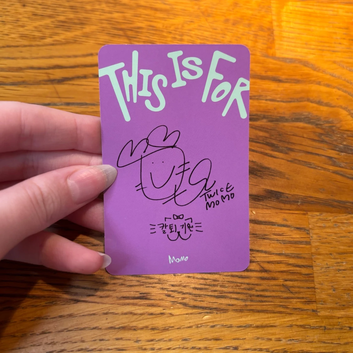 Twice Momo photocard  - 1