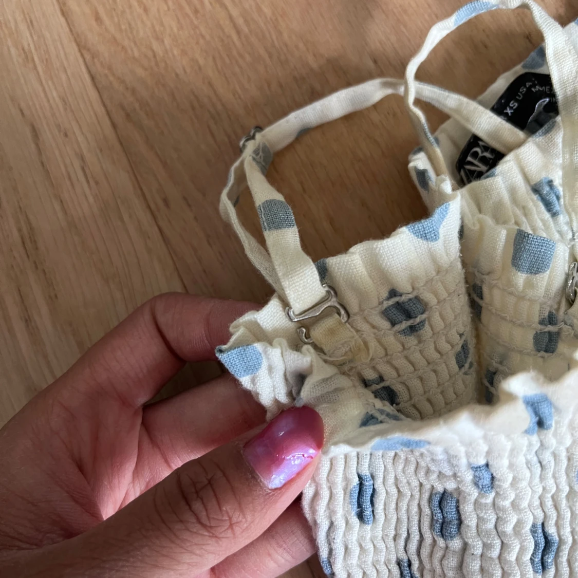 Prickig volangtop från Zara - 3