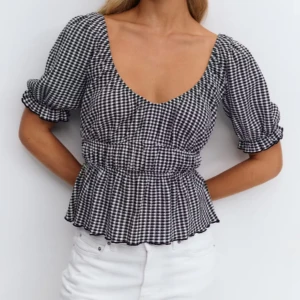 Rutig blus - Snygg topp