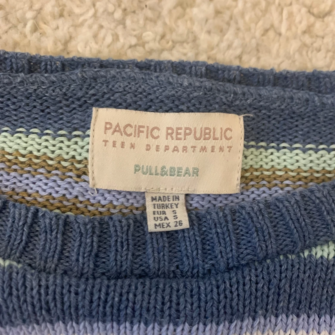 Randig croppad tröja Pull&Bear - 1