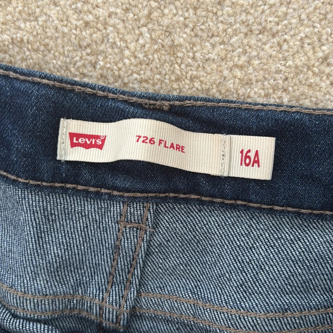Levi's 726 Flare jeans mörkblå - 2