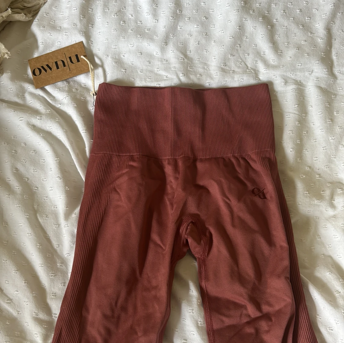 Rosa seamless tights från Ownu(oanvända)